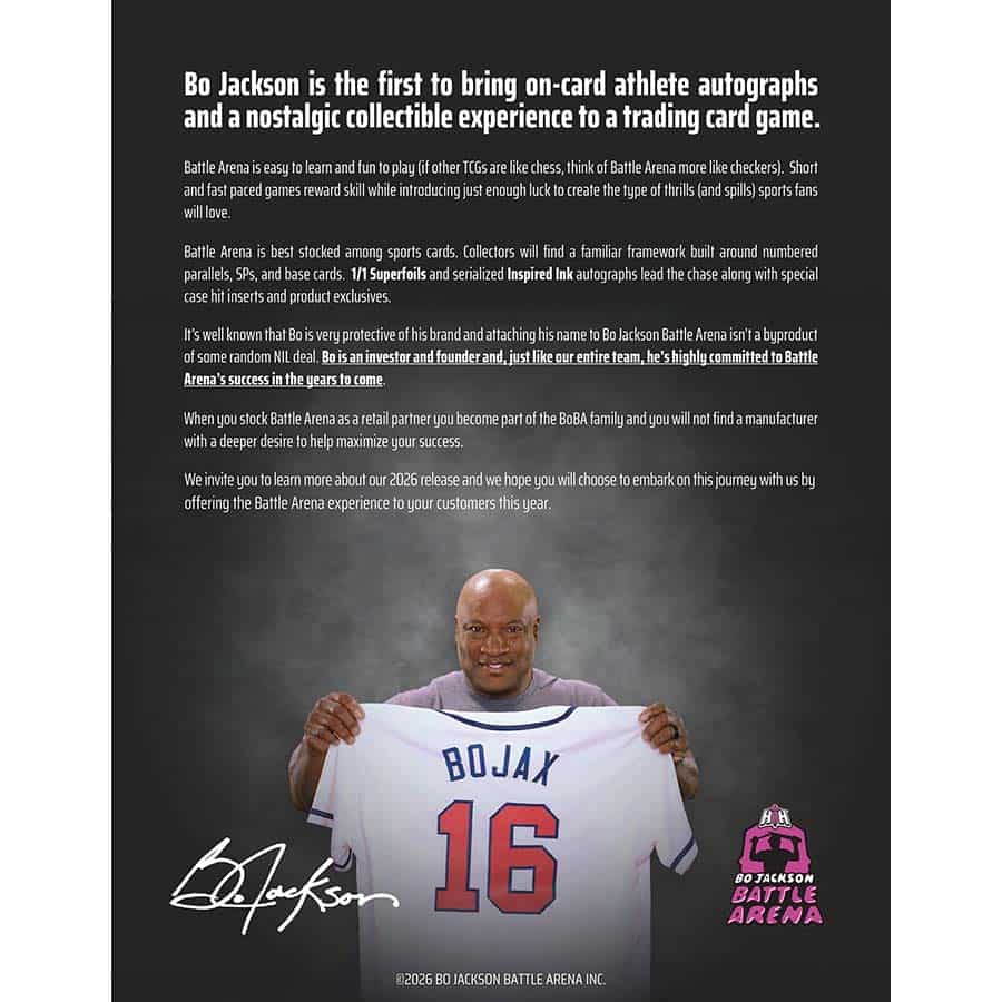 Sealed - TCG - Bo Jackson Battle Arena 2026 Edition Double Mega Box