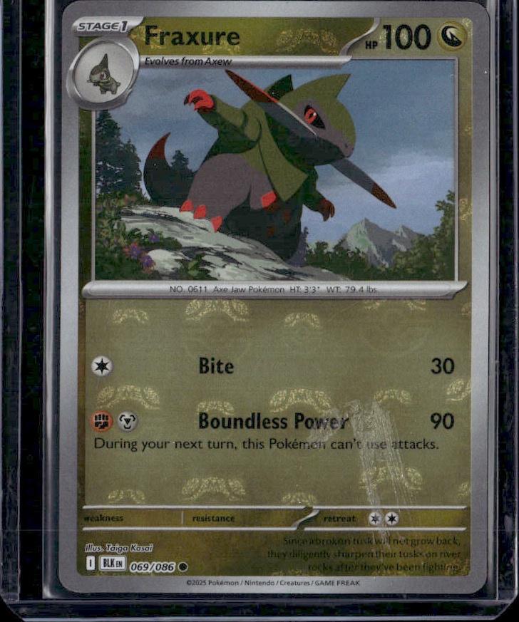 SV: Black Bolt #069/086 Fraxure (Master Ball)