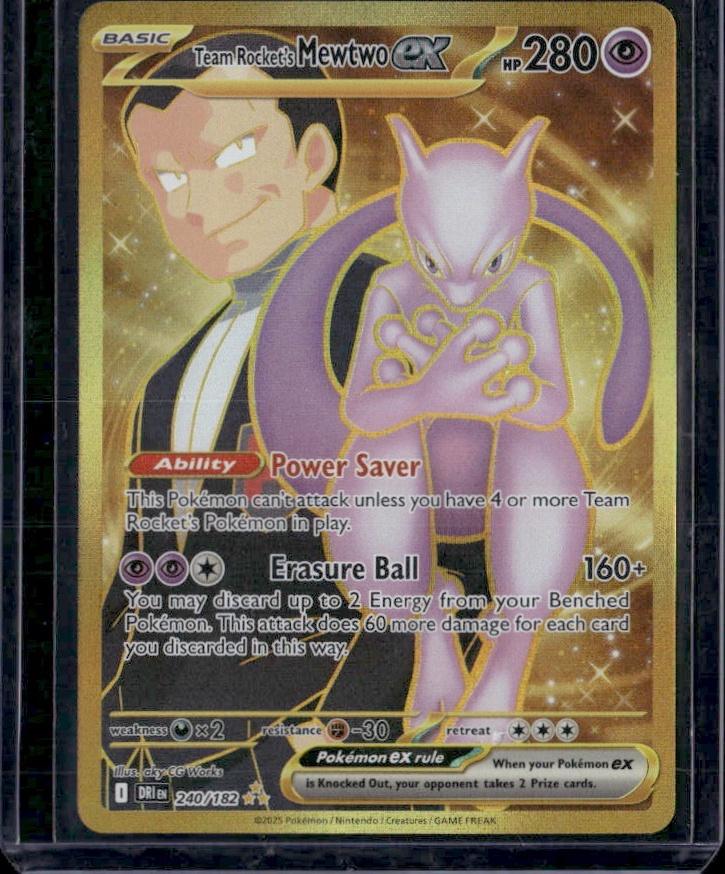 SV10: Destined Rivals #240/182 Team Rocket's Mewtwo ex