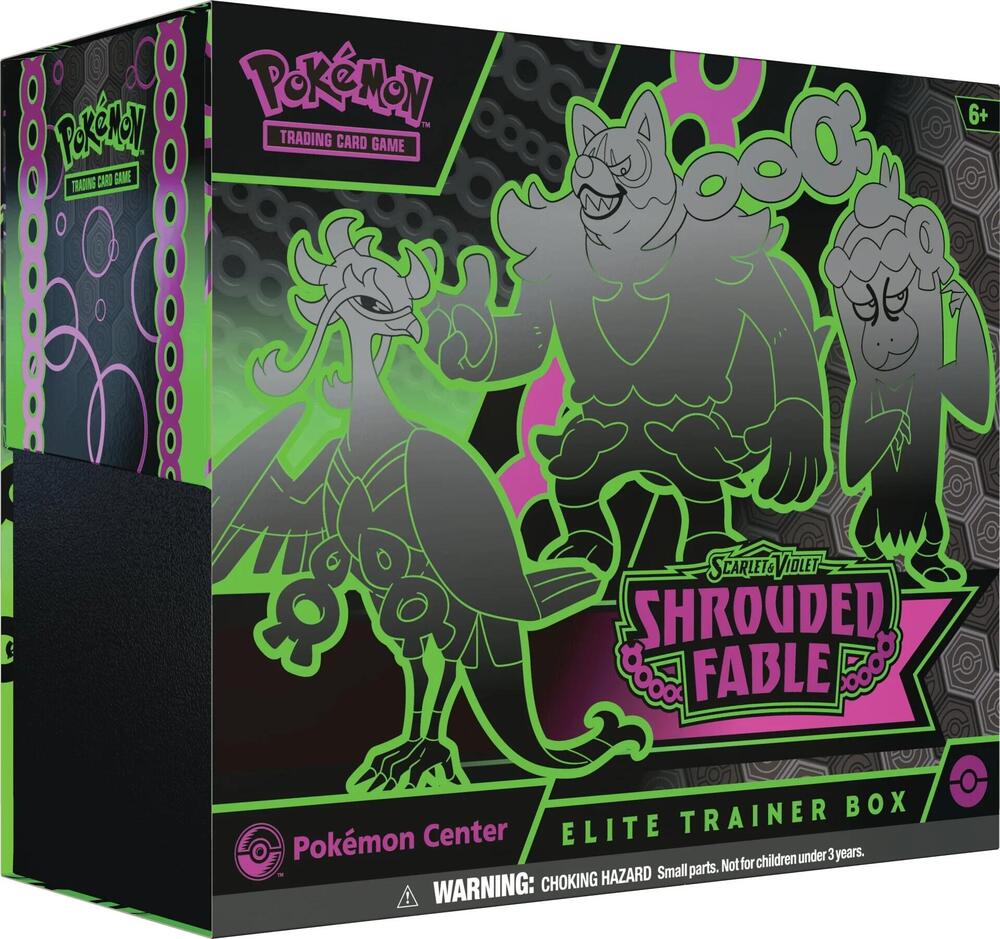 Pokemon - Sealed - Shrouded Fable - Elite Trainer Box (ETB) Pokemon Center Edition