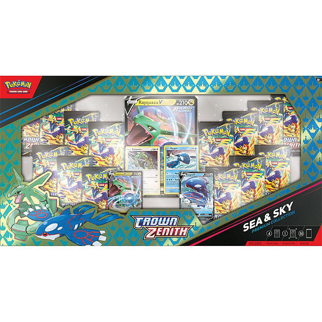 (**BOX DENTED**) Pokemon - Sealed - Sea & Sky Premium Collection - Crown Zenith