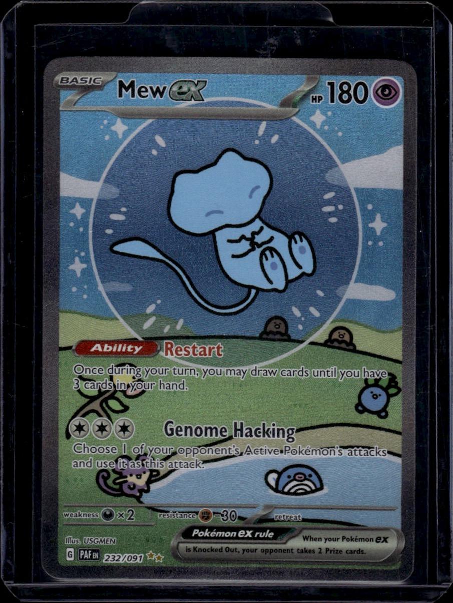 Pokemon - SV: Paldean Fates Mew ex #232/091 Holo