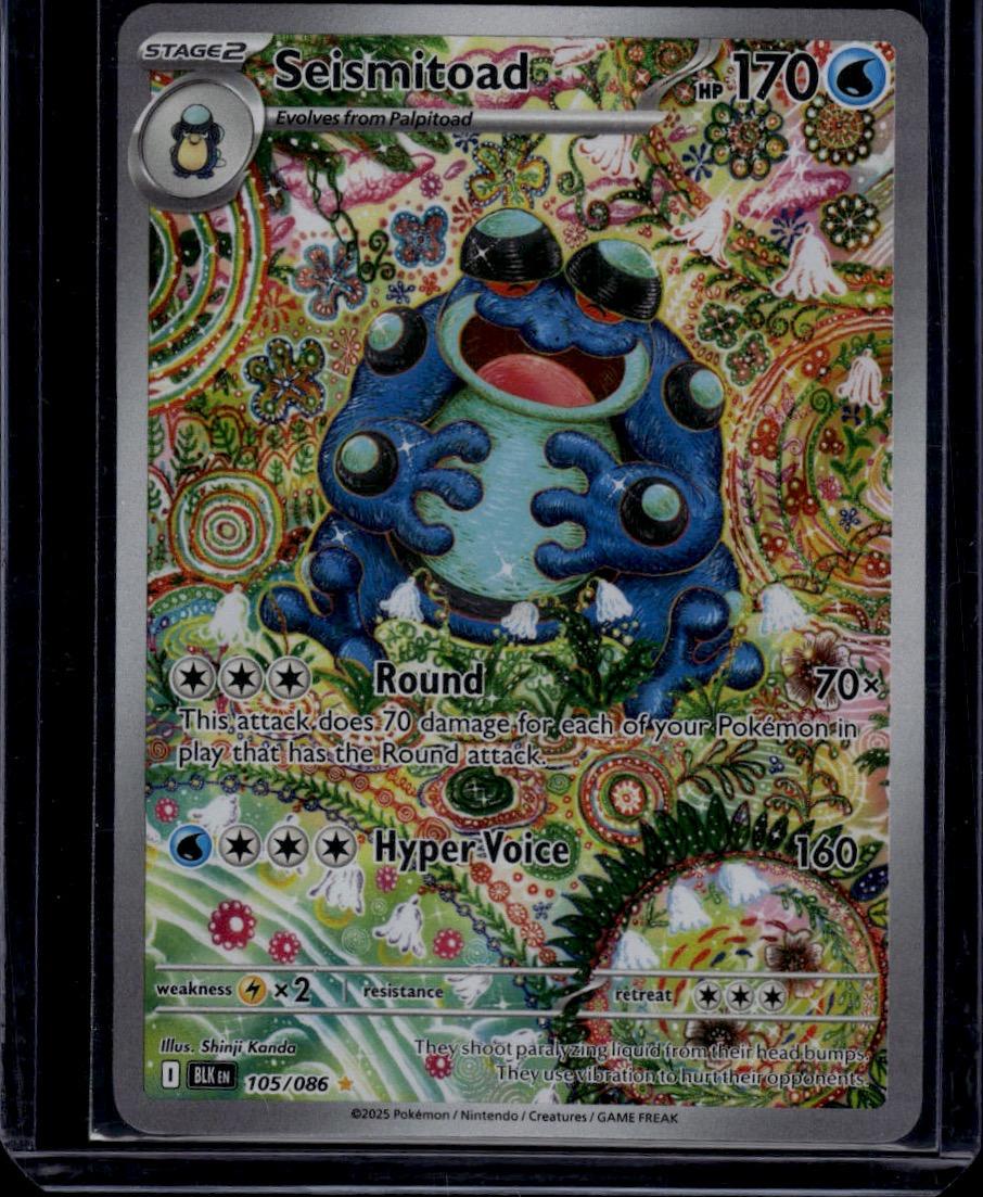 Pokemon - SV: Black Bolt #105/086 Seismitoad