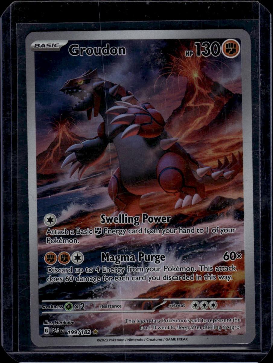 Pokemon - SV04: Paradox Rift #199/182 Groudon