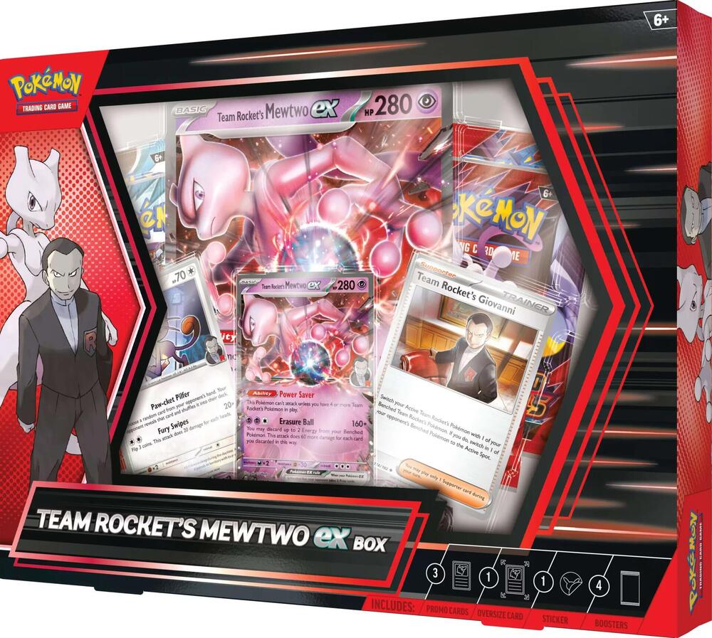 Sealed - Pokemon - Team Rocket's Mewtwo ex Box