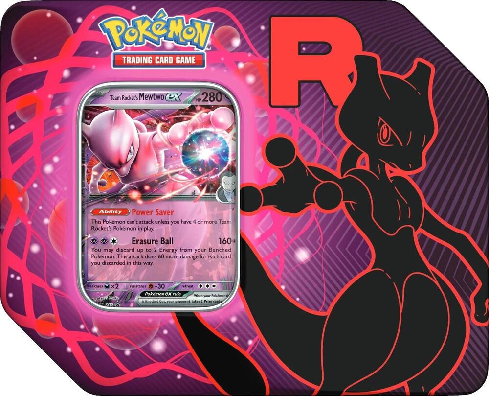 Sealed - Pokemon - Tin - Team Rocket's Mewtwo Ex