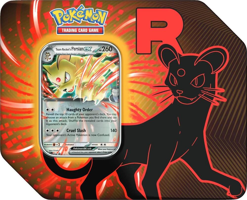 Sealed - Pokemon - Tin - Team Rocket's Persian ex