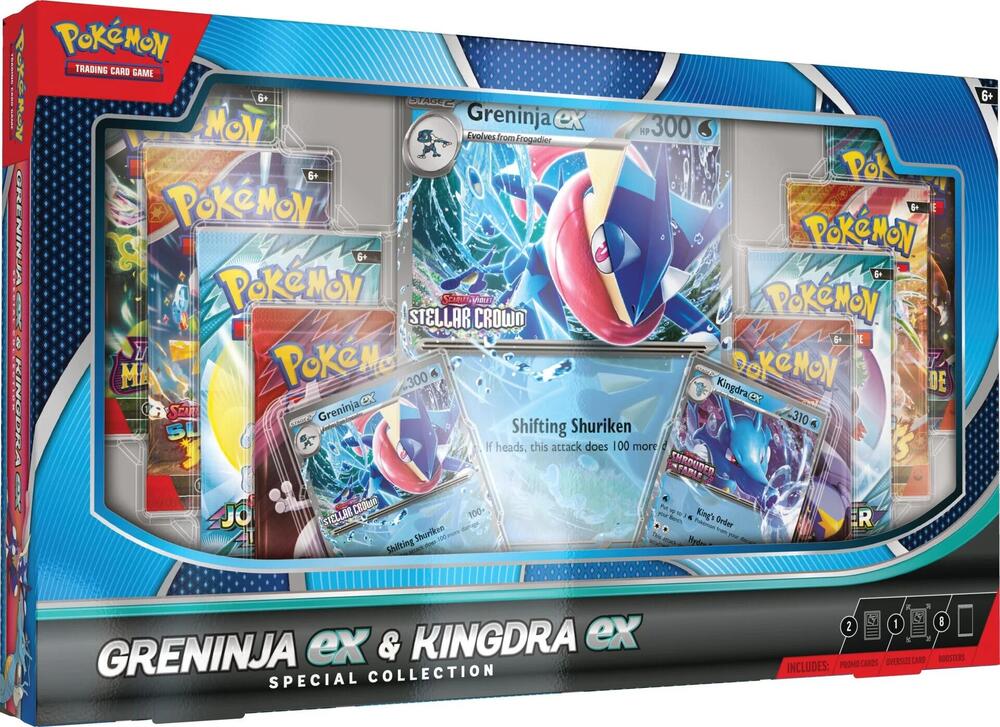 Pokemon - Sealed - Greninja EX & Kingdra EX Special Collection Box