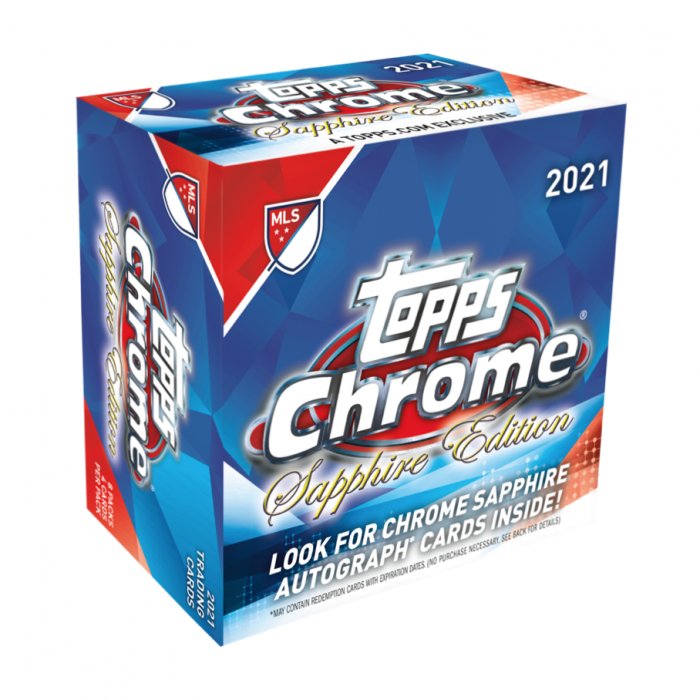 MLS - 2021 Topps Chrome Sapphire Edition MLS Soccer Box