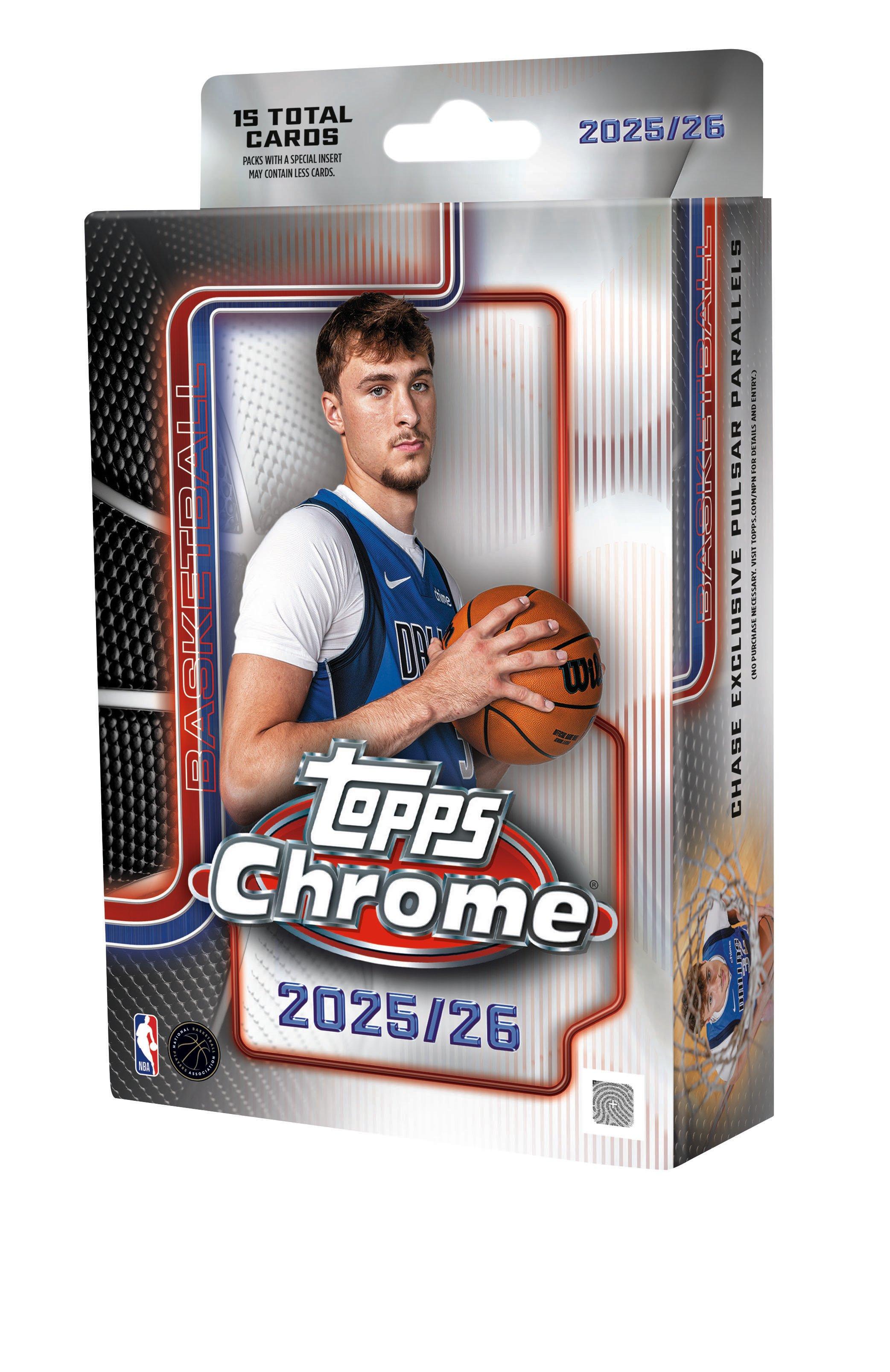 NBA - 2025-26 Topps NBA Basketball Chrome - Hanger Box