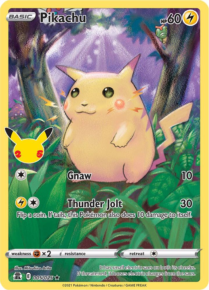 Pikachu - Celebrations - 005/025