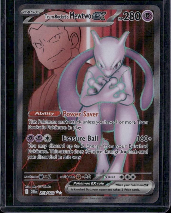 SV10: Destined Rivals #213/182 Team Rocket's Mewtwo ex
