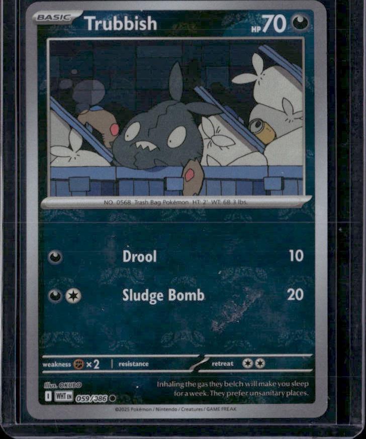 White Flare #059/086 Trubbish (Master Ball Pattern)