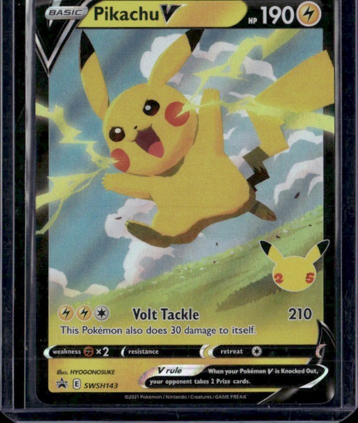 Celebrations - Promo Cards #SWSH143 Pikachu V
