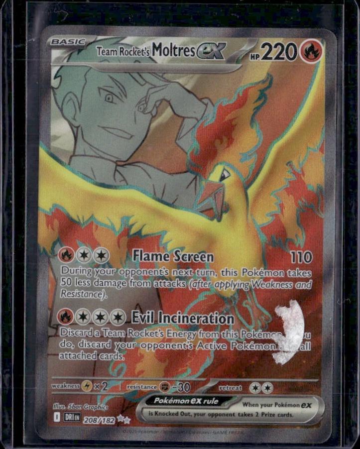 SV10: Destined Rivals #208/182 Team Rocket's Moltres ex