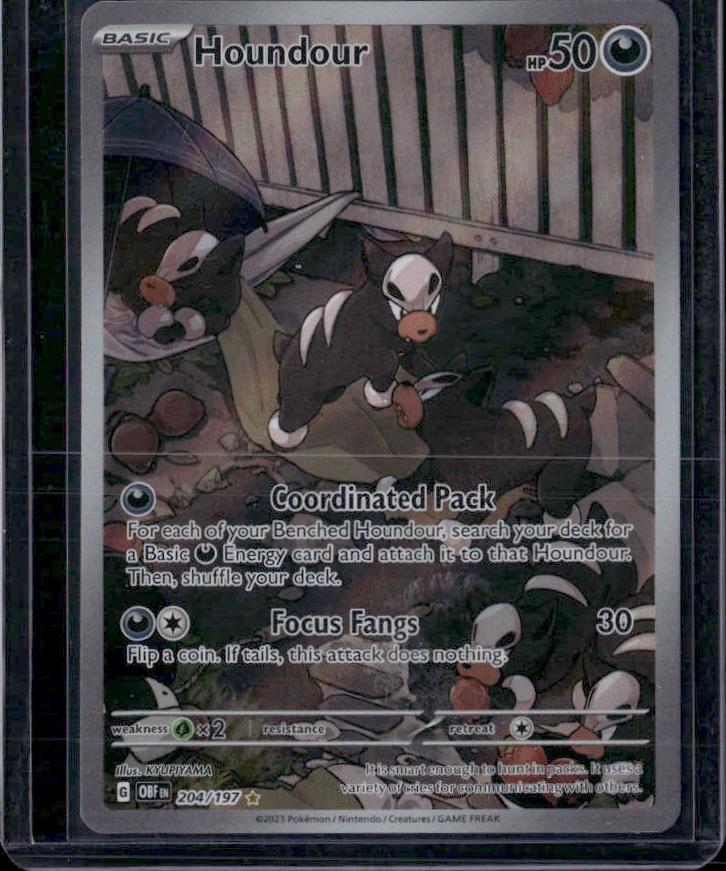 SV03: Obsidian Flames #204/197 Houndour