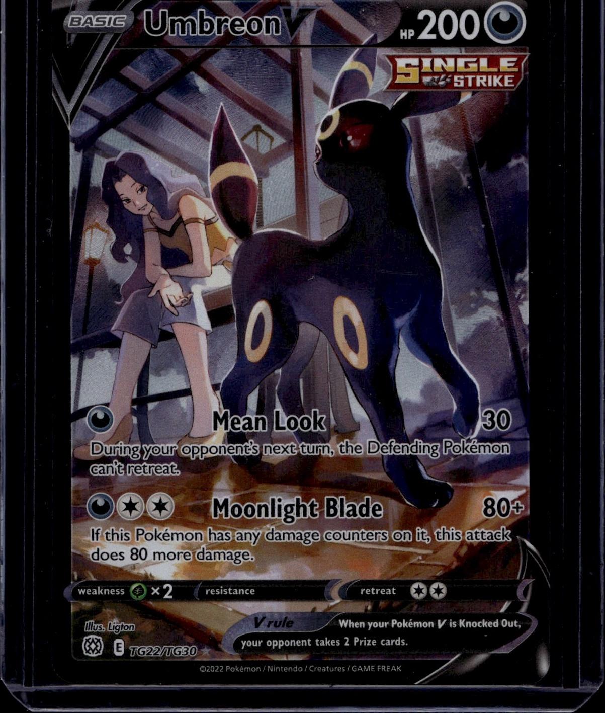 Pokemon - SWSH09: Brilliant Stars Trainer Gallery #TG22/TG30 Umbreon V