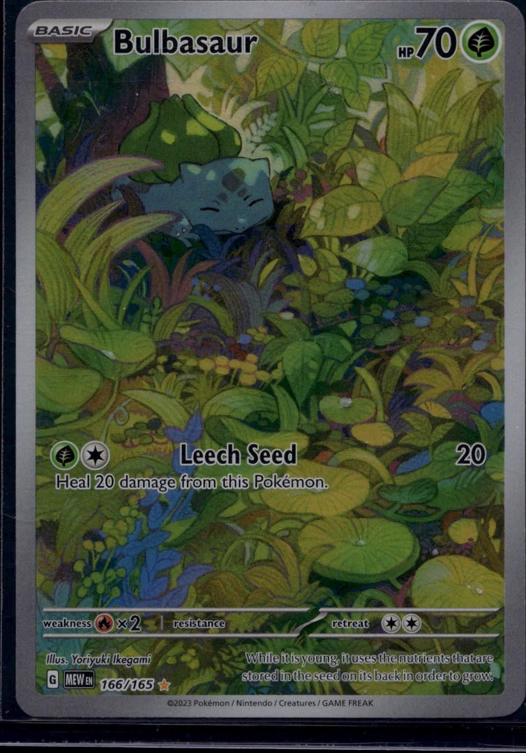 Pokemon - SV: Scarlet & Violet 151 #166/165 Bulbasaur