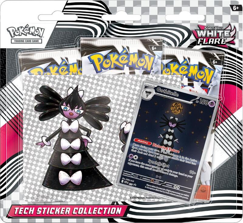 Pokemon - White Flare - Sticker Collection (3-Pack)
