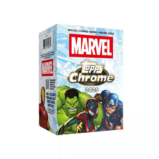 2025 Topps Chrome Marvel Trading Card Value (Blaster) Box