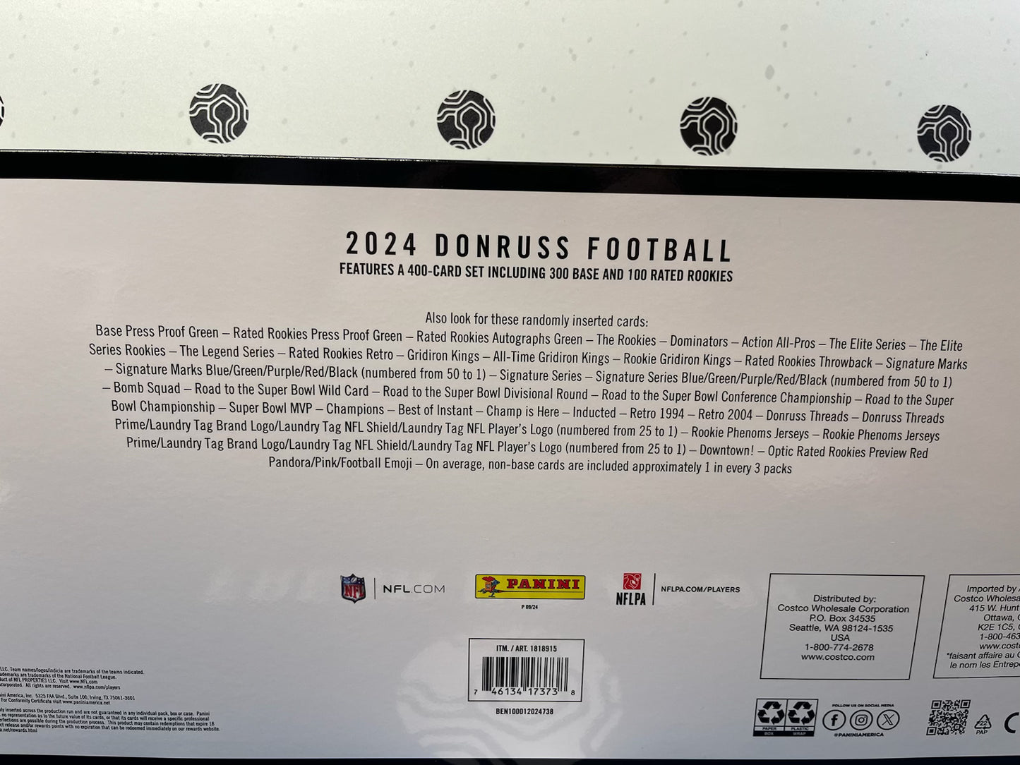 Panini 2024 Donruss NFL Football Trading Card Bundle - Guaranteed Downtown!